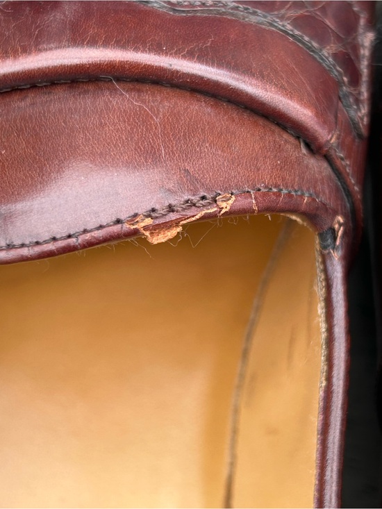 Neiman Marcus Men 11 M Brown Leather Exotic Tassel Kiltie Loafers Made‎ in Spain main image 9
